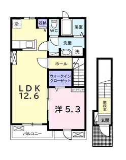ヒカルサ市原姉ヶ崎イースト【2階】の間取り
