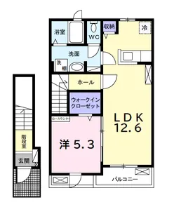 ヒカルサ市原姉ヶ崎イースト【2階】の間取り