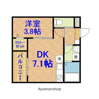 ジーメゾン市原五井【2階】の間取り