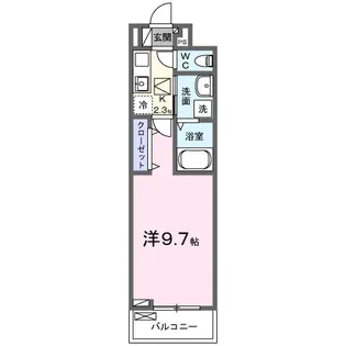 メゾンドール【1階】の間取り