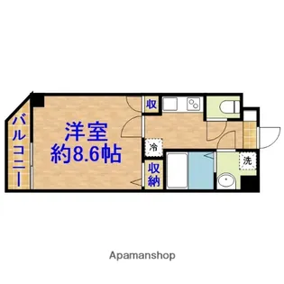 パークレジデンス八幡【4階】の間取り