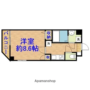 パークレジデンス八幡【5階】の間取り