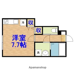 トラスト松ヶ丘【1階】の間取り