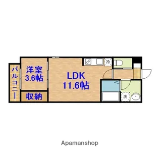千葉県千葉市中央区村田町【アパート】の間取り