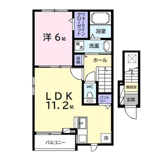 グレイスコート【2階】の間取り