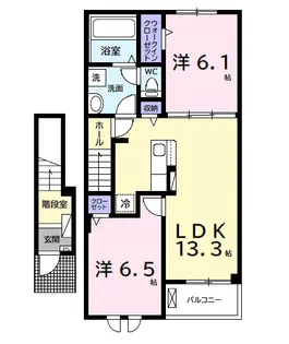 プレリュード【2階】の間取り