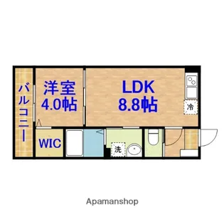 マロン クレール【1階】の間取り