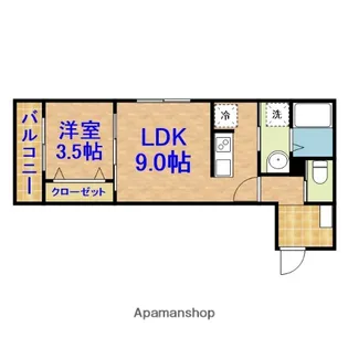 マロン クレール【2階】の間取り