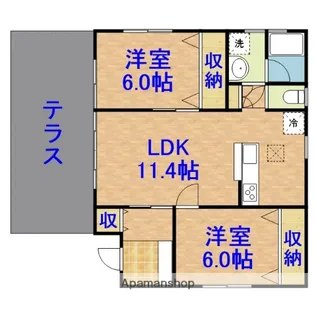 千葉県市原市君塚3丁目【一戸建】の間取り