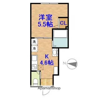 パステール・グランおゆみ野【1階】の間取り