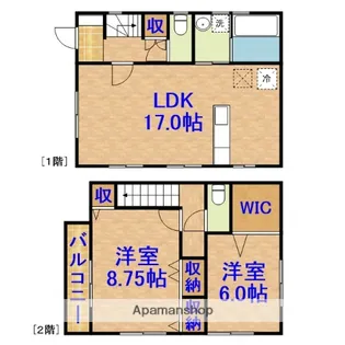 千葉県市原市八幡【一戸建】の間取り