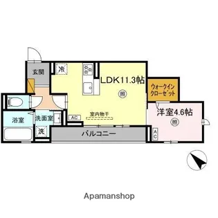 レ・セーナ八幡【2階】の間取り
