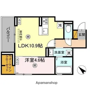 レ・セーナ八幡【2階】の間取り