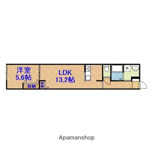 LIKES仁戸名町 A棟【1階】の間取り