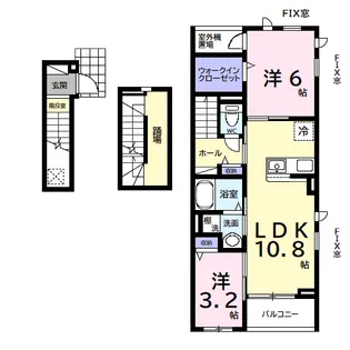モア メゾン【3階】の間取り