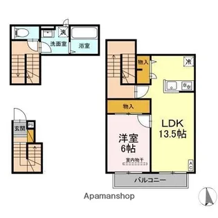 千葉県千葉市緑区鎌取町【アパート】の間取り
