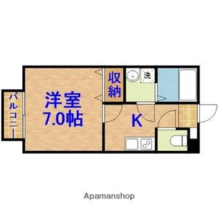 仮)宮崎町共同住宅【2階】の間取り