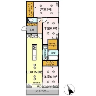 プレアデス【3階】の間取り