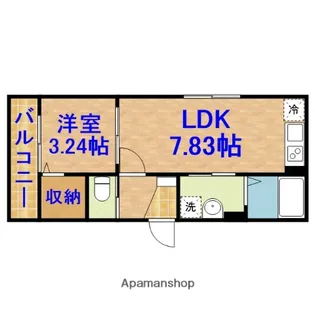 フェリーチェⅤ【1階】の間取り