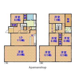 千葉県市原市五井東3丁目【一戸建】の間取り