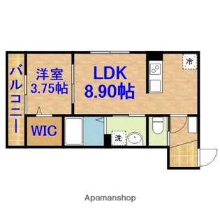 フェリーチェⅥ【202号室】の間取り