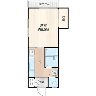 メゾン姉崎【2階】の間取り