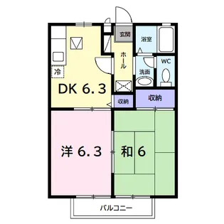 天神台パレス【1階】の間取り