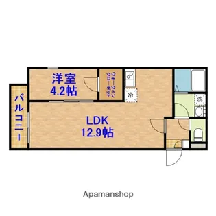 ジーメゾン千葉村田町シャルム【3階】の間取り