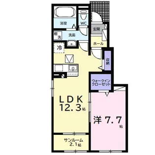 ウルルⅠ【1階】の間取り