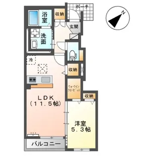 グランデ ヴィラージュ【1階】の間取り