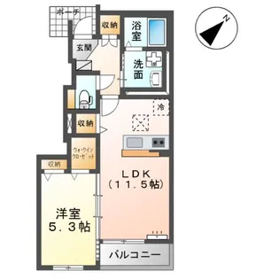 グランデ ヴィラージュ【1階】の間取り