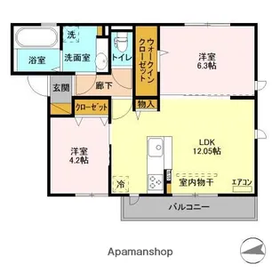 GRANDBONHEUR【2階】の間取り