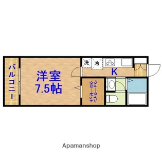アリュール【1階】の間取り
