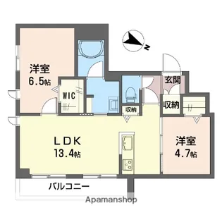 ルミナス【303号室】の間取り