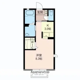 アプロード A【201号室】の間取り