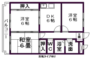 ガーデンプレイスⅠ【1階】の間取り