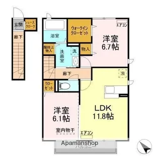 アネモス B【2階】の間取り