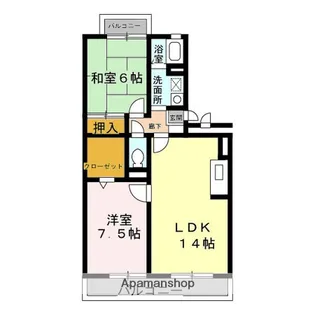 ファミール千葉寺【2階】の間取り