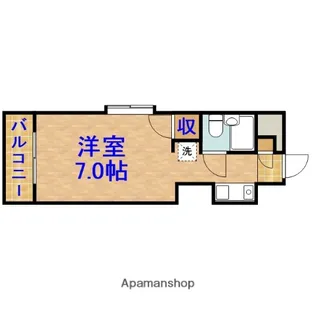 TOP蘇我【1階】の間取り