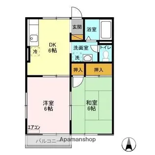 グランシャリオ【2階】の間取り