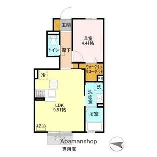 M・T・LE・LIEN(エム・ティ・ル・リアン)【1階】の間取り