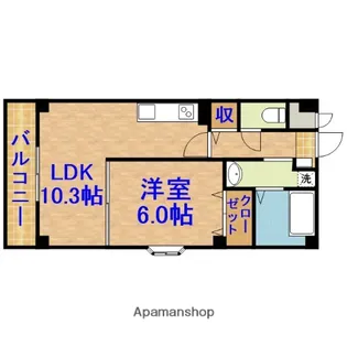 アヴァンツァーレG・M【4階】の間取り