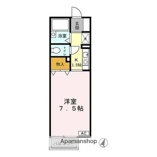 オプス・なのはな【1階】の間取り