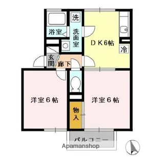 オークヒルズ【2階】の間取り