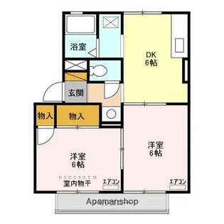 パークアベニューD棟【2階】の間取り