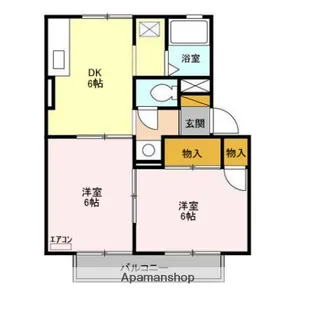 パークアベニューA【2階】の間取り