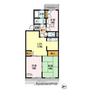 千葉県千葉市緑区おゆみ野有吉【マンション】の間取り