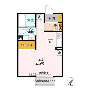 アネックスますや【1階】の間取り