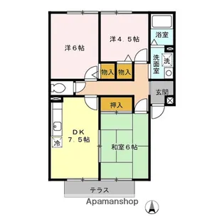 パセオみずほ台【1階】の間取り