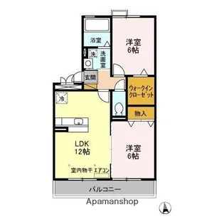 タムナスコート【3階】の間取り